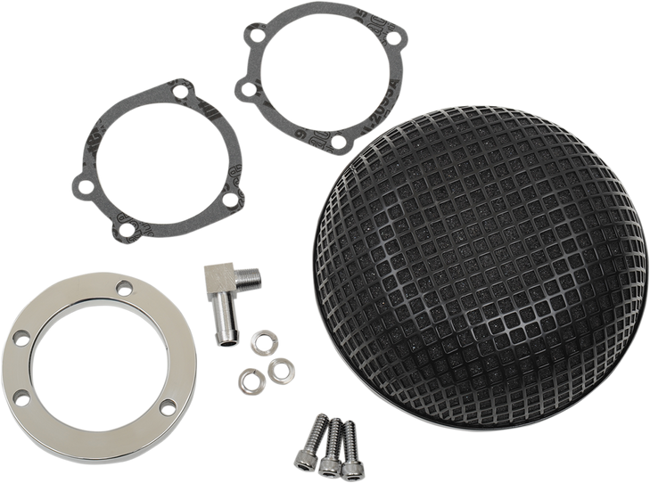 Drag Specialties Air Clnr Blk Bob Cv/Dlphi