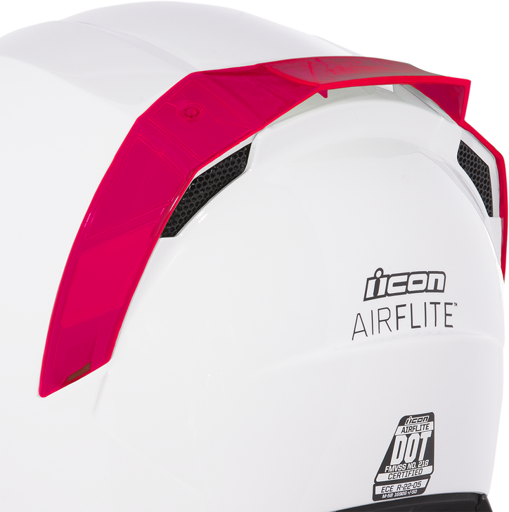 Icon Airflite Rear Spoiler - Dayglo Red