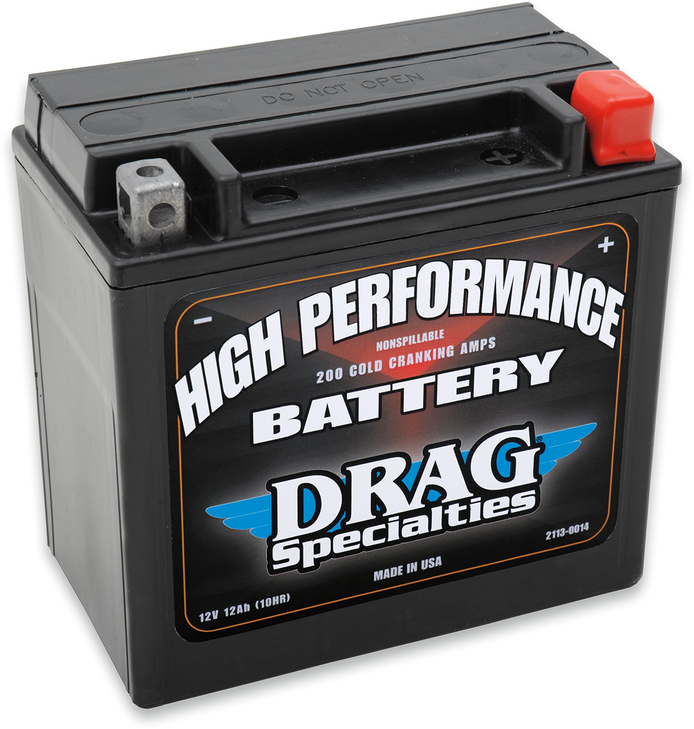 Drag Specialties High Performance Battery - Ytx14L