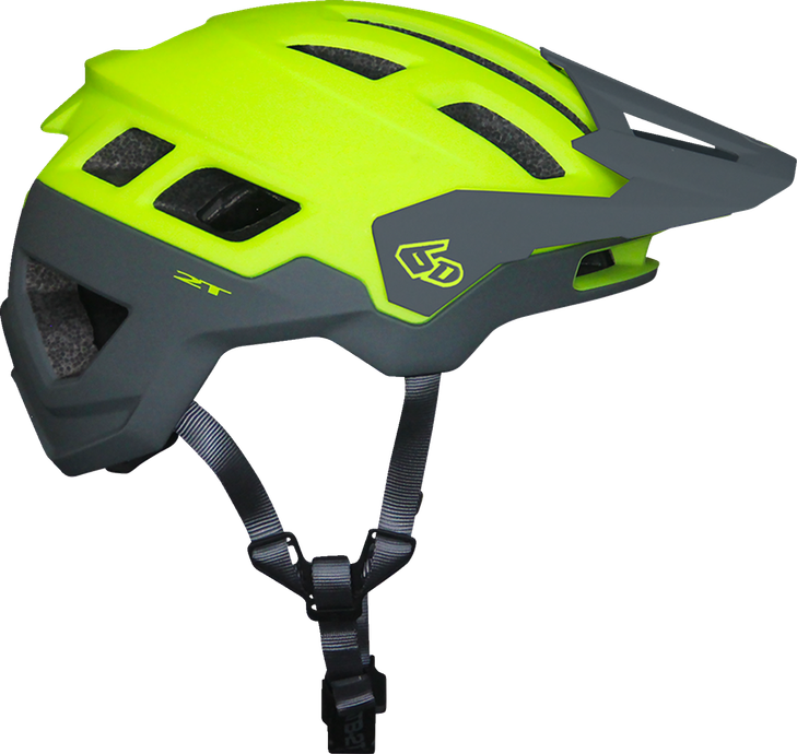 6D Helmets Atb-2T Helmet - Ascent - Neon Yellow/Gray Matte - M/L 23-0046