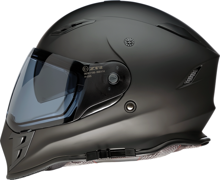 Z1R Nemesis Helmet - Smoke - Flat Black - Medium