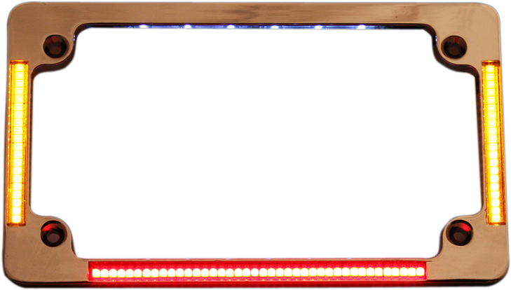 Custom Dynamics License Plate Frame - Chrome Tf04-C