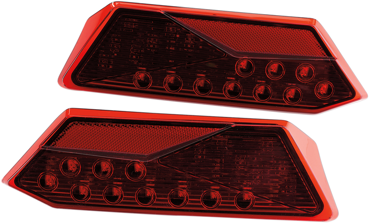 Moose Utility Taillights - Led - Rzr1000 - Red 100-3385-Pu