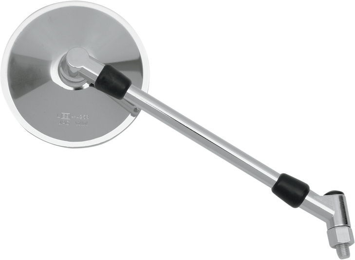 Parts Unlimited Mirror - Side View - Round - Chrome