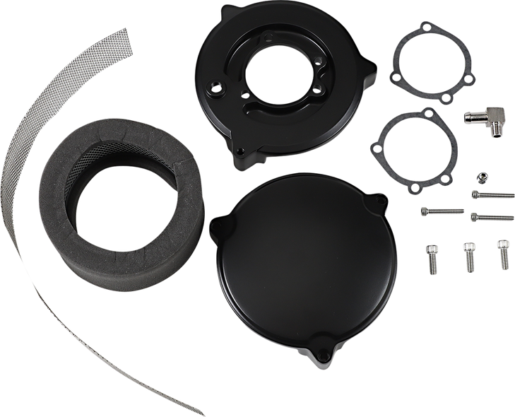 Drag Specialties High Performance 6" Dragtron Ii Air Cleaner Kit - Black