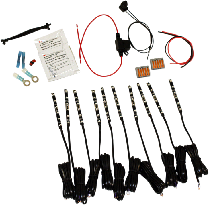 Custom Dynamics Magicflex2 Cruiser Led Engine Kit - Red M2Sb1Red