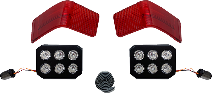 Custom Dynamics Led Light - Tour-Pak - Red Cd-Tp-13-R