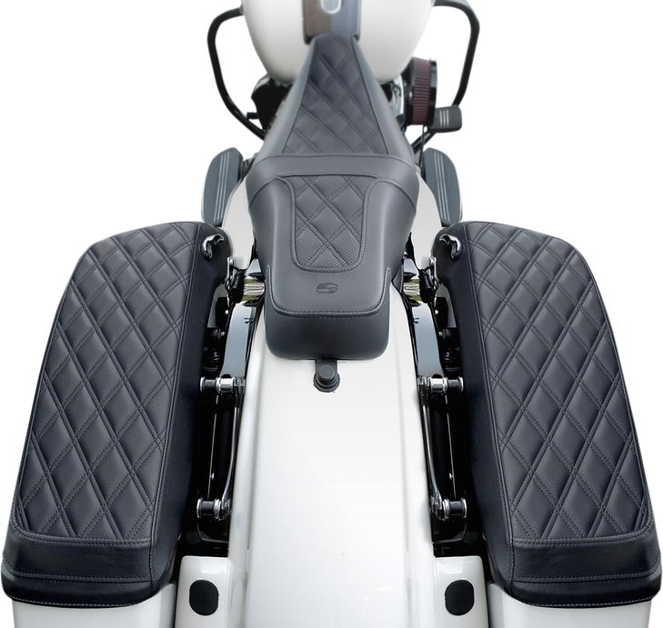 Saddlemen Saddlebag Cover - Lattice Stitch - Fl '14-'22 L870-14-Ls