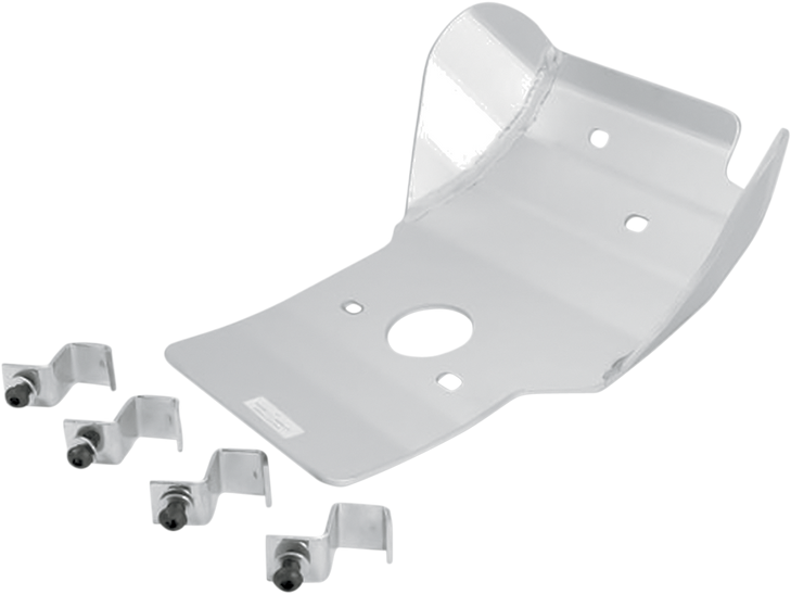 Moose Racing Skid Plate - Silver - Honda - Cr250R 452