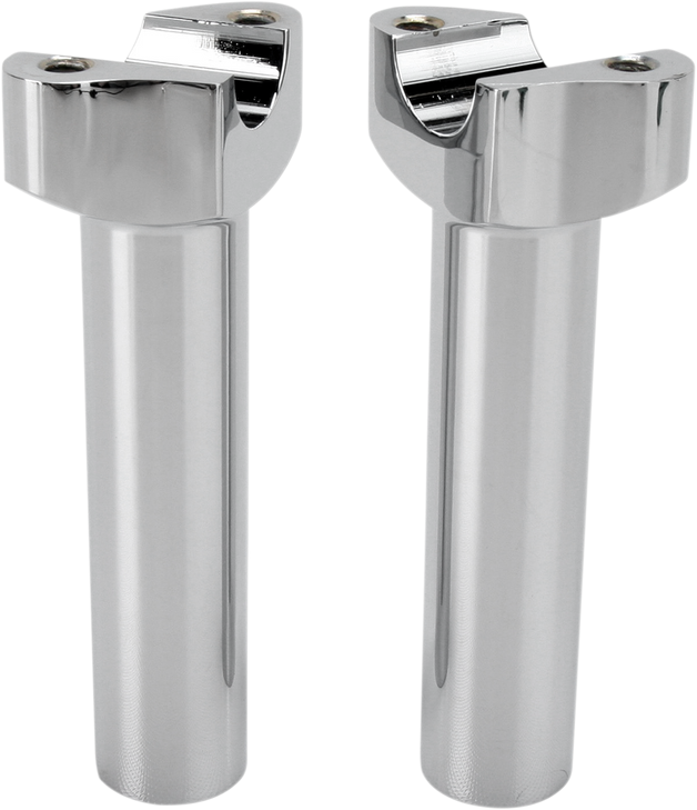 Drag Specialties Risers - Straight - 5-1/2" - Chrome