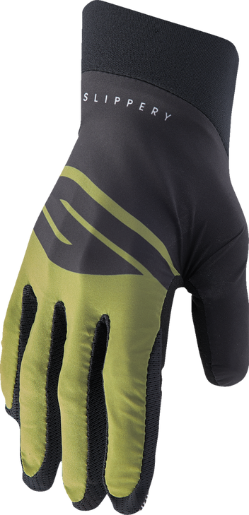 Slippery Flex Lite Gloves - Olive/Black - Xl