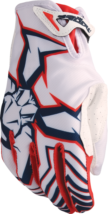 Agroid Pro Gloves - Red/White/Blue - 3Xl 3330-8090