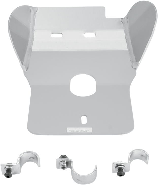 Moose Racing Skid Plate - Silver - Yamaha - Yz 250 235