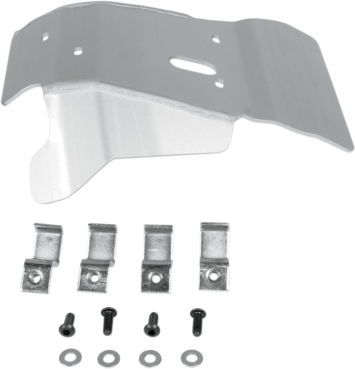 Moose Racing Skid Plate - Silver - Yamaha - Yz 250/250 X 420