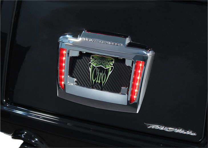 Ciro License Plate Frame - '09+ Trike - Chrome 40080