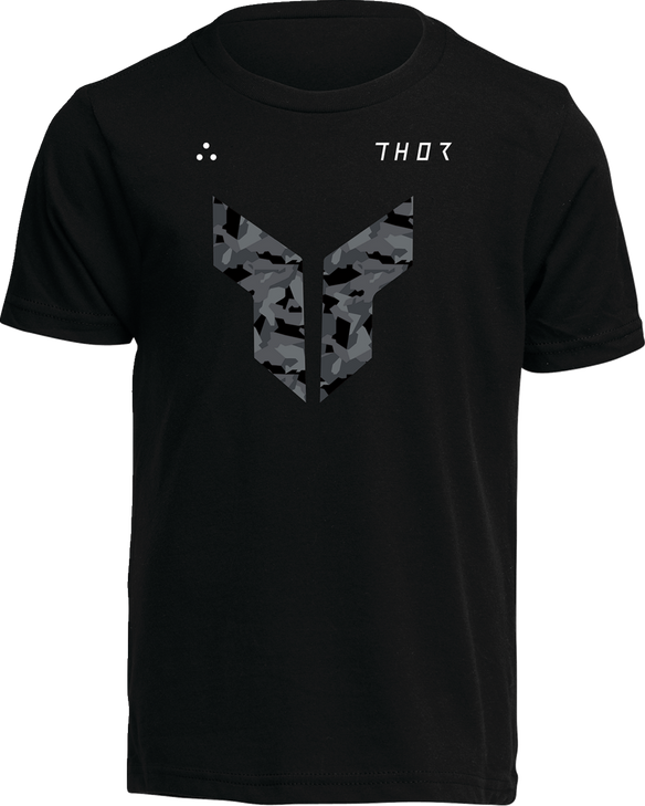 Youth Iconic T-Shirt - Carbon Black - Xs
