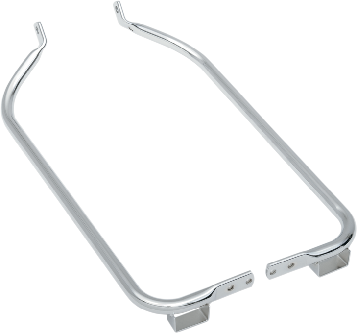 Drag Specialties Saddlebag Support Brackets - Chrome - Fl '04-'08