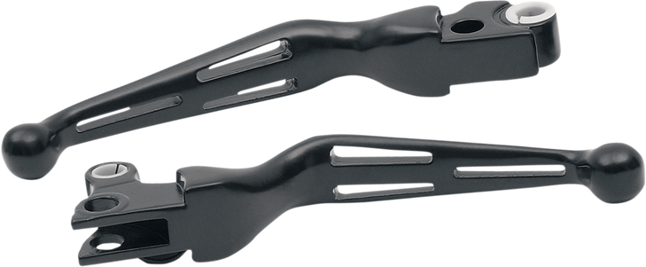 Drag Specialties Levers Slot Blk 08-13Flt