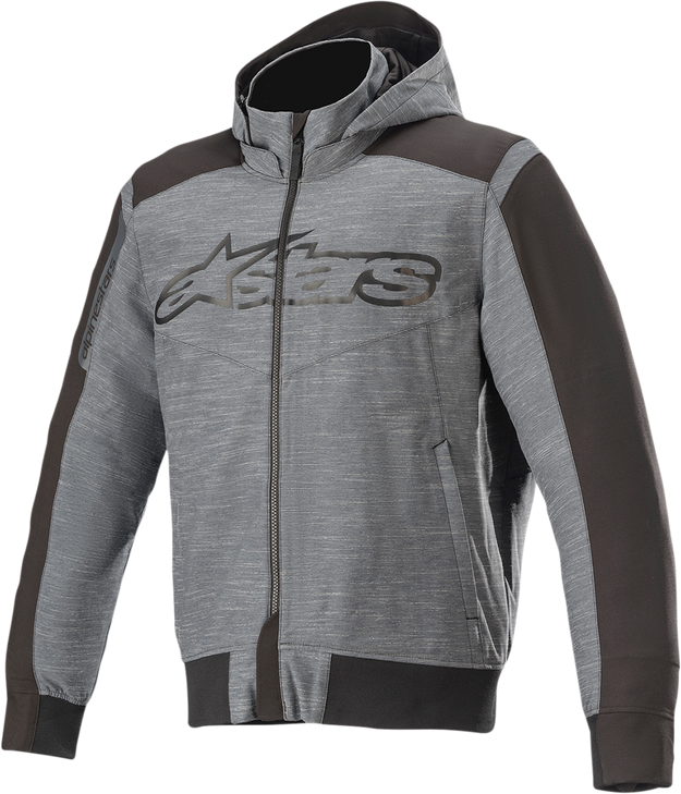 Rhod Windstopper Hoodie - Gray/Black - Large 4200420-9121-L