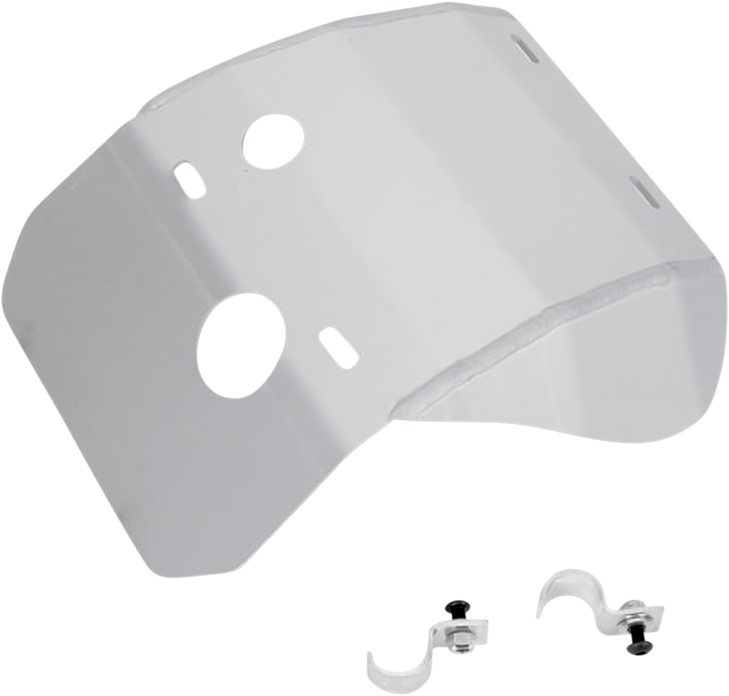 Moose Racing Skid Plate - Silver - Suzuki - Dr 250/350 442