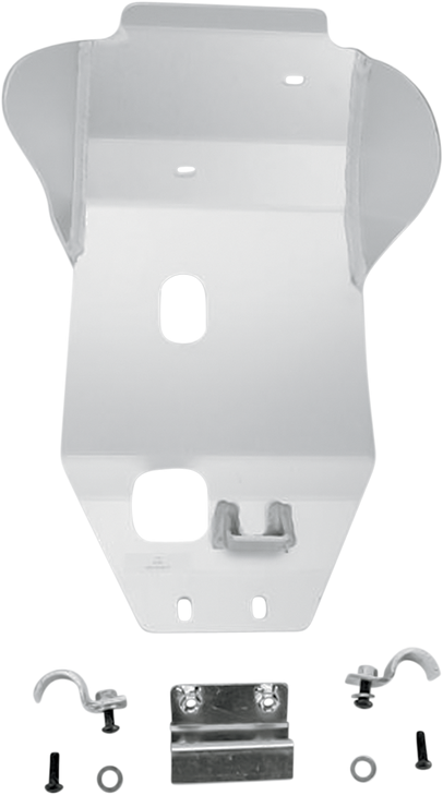 Moose Racing Skid Plate - Silver - Ktm 236