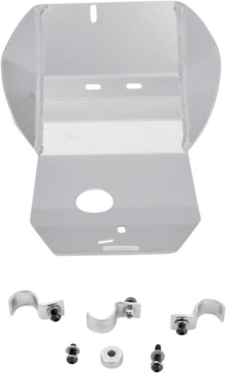 Moose Racing Skid Plate - Silver - Yamaha 233