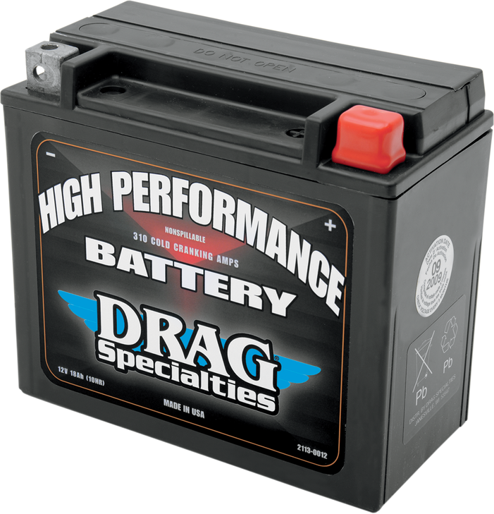 Drag Specialties High Performance Battery - Ytx20Hl