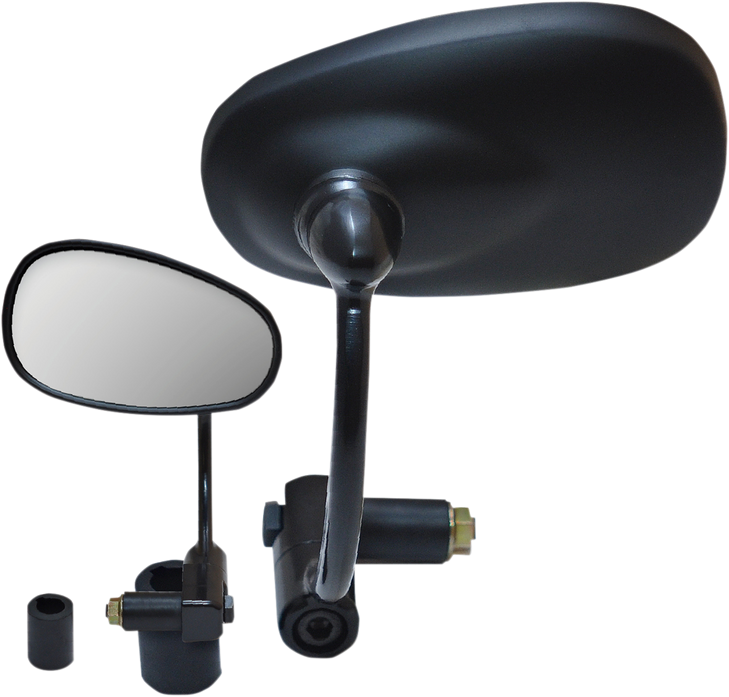 Parts Unlimited Mirror - Bar End - Oval - 7/8"