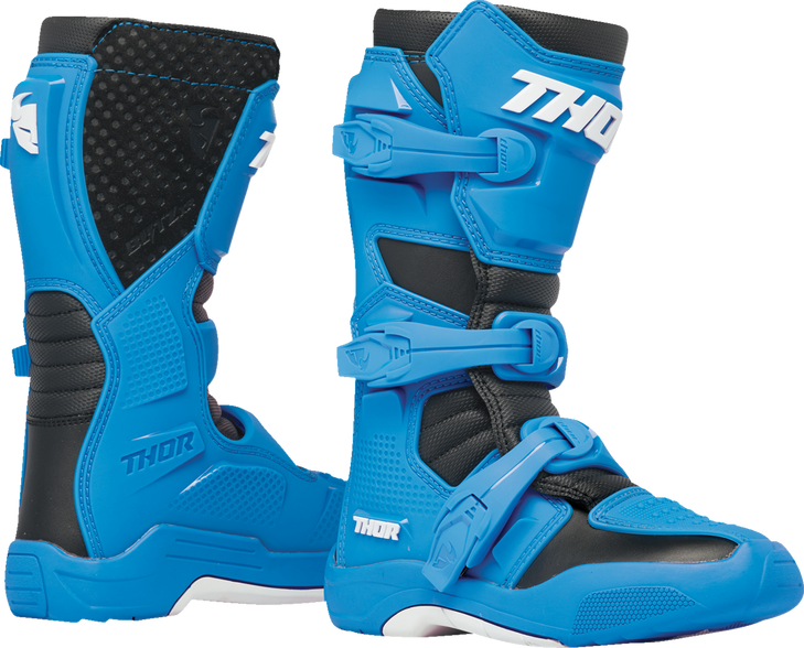 Thor Youth Blitz Xr Boots - Black/Blue - Size 4