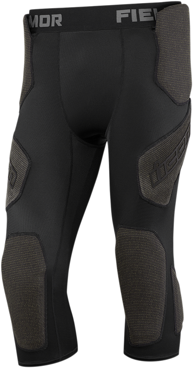 Icon Field Armor Compression Pants - Black - Small