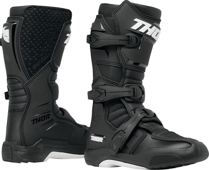 Thor Youth Blitz Xr Boots - Black/White - Size 3