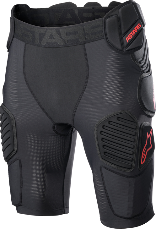 Bionic Pro Protection Shorts - Black/Red - Medium 6507523-13-M