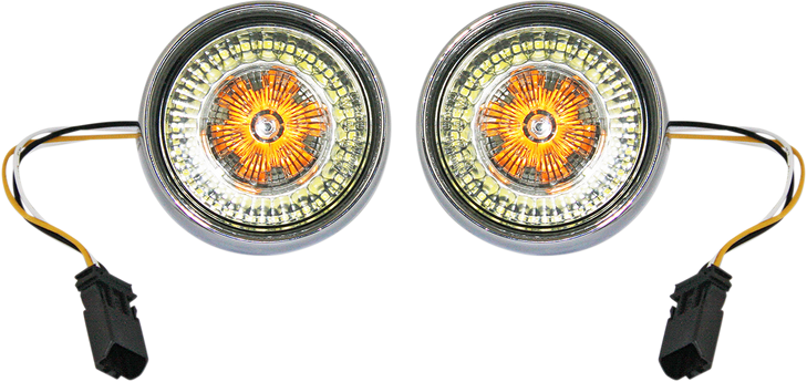 Custom Dynamics Bullet Turn Signal - Jae Cvo - Chrome - Smoke Lens Pb-Bb-Aw-Jaecs