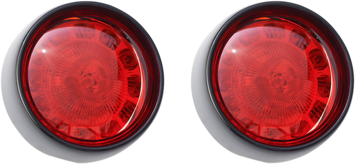Custom Dynamics Bullet Turn Signal - 1156 - Gloss Black - Red Lens Pb-Bb-R-1156Br