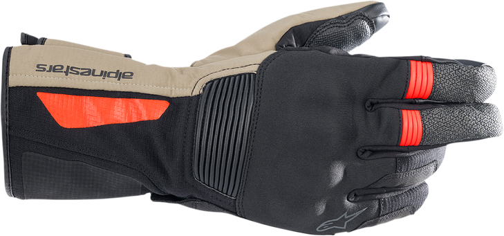 Denali Aerogel Drystar Gloves - Black/Dark Khaki/Fluo Red - Xl 3526922-1853-Xl