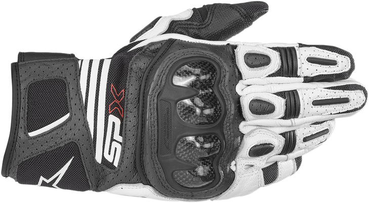 Spx Ac V2 Gloves - Black/White - Large 3567319-12-L
