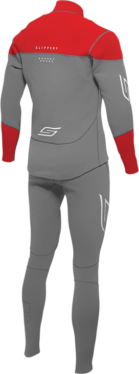 Slippery Breaker Wetsuit & Jacket - Charcoal/Red - Large