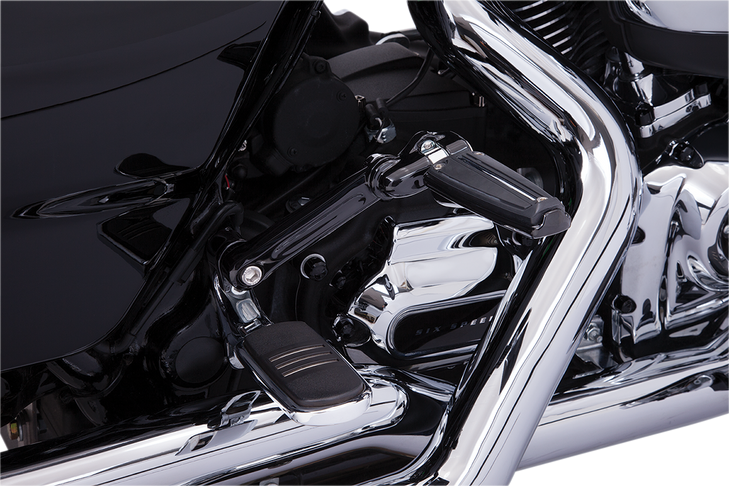 Ciro Adjustable Passenger Peg Mount - Black 60220