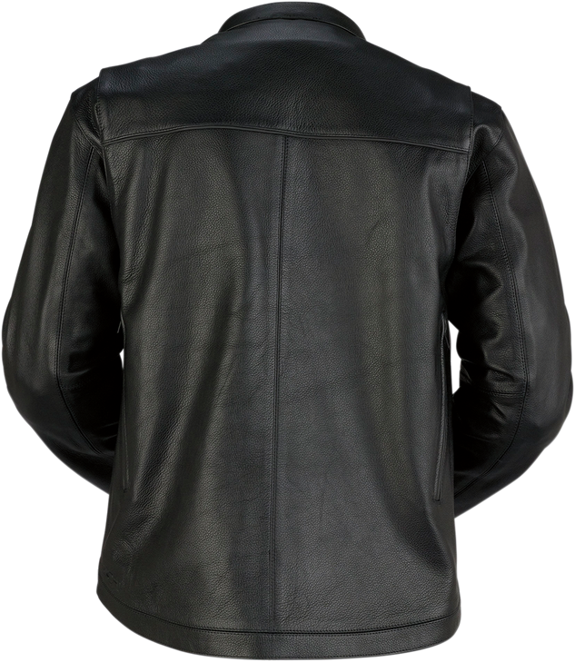 Z1R Munition Leather Jacket - Black - 2Xl