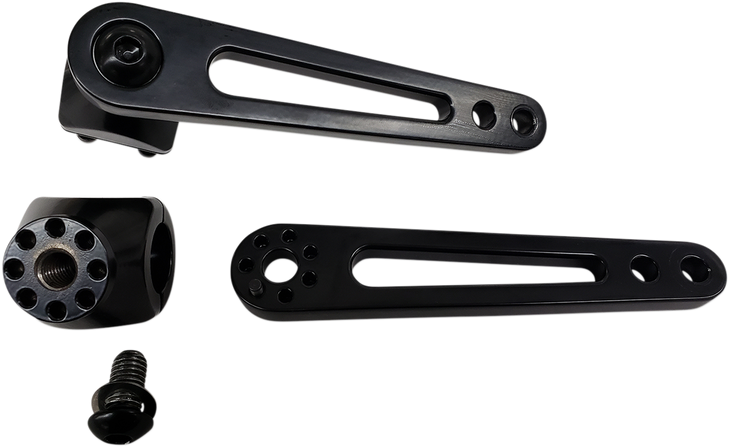 Rivco Products Adjustable Highway Peg Mounts - 1-1/4" - Black Hd005Bk