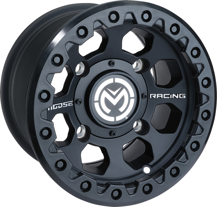 Moose Utility Wheel - 23X - Front/Rear - Black - 14X7 - 4/110 - 5+2 23Mo147110Sb54