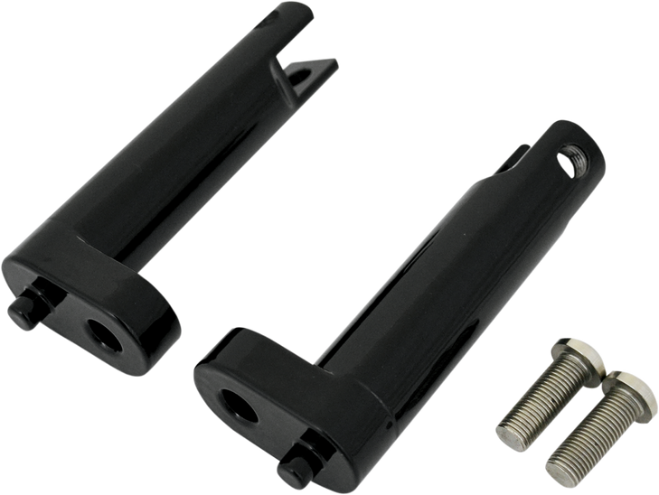 Drag Specialties Passenger Footpeg Mount - Black - Flh/Flt