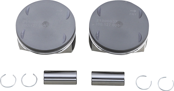 Drag Specialties Piston Kit - +0.005 - 107" Motor - M8