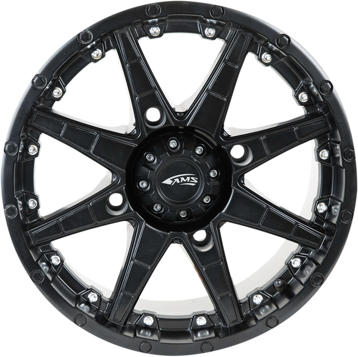 Ams Wheel - Roll'N 105 - Front/Rear - Black - 15X7 - 4/110 - 5+2 5706-046As
