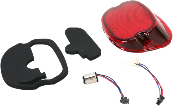 Drag Specialties Taillight - Bottom Tag Light - Red