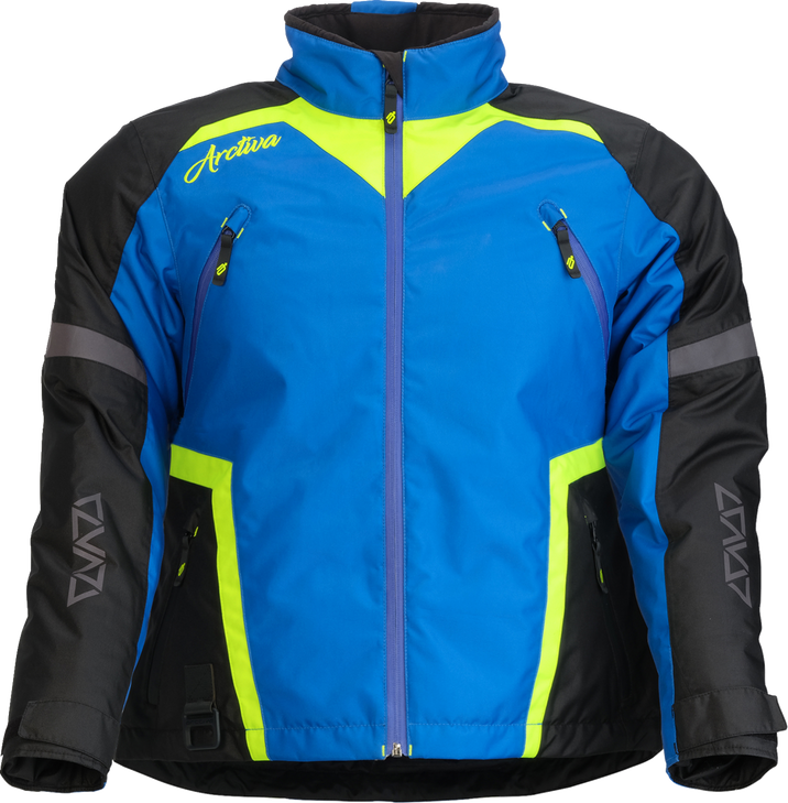Arctiva Women'S Pivot 8 Jacket - Blue/Hi-Viz - 2Xl