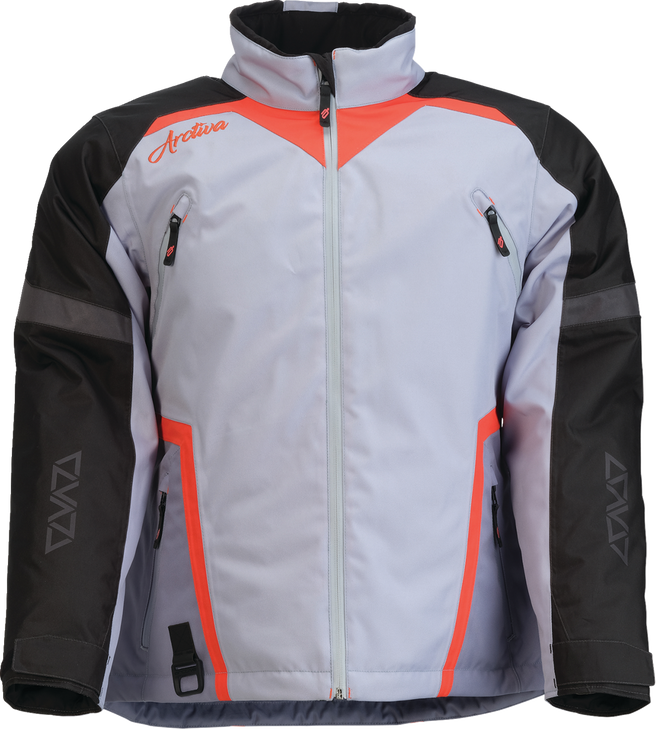 Arctiva Women'S Pivot 8 Jacket - Gray/Coral - Small