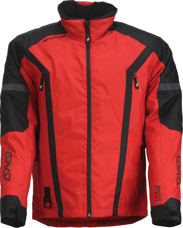 Arctiva Pivot 8 Jacket - Red/Black - Medium