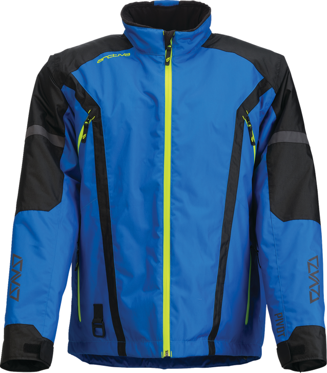 Arctiva Pivot 8 Jacket - Blue/Hi-Vis - 3Xl