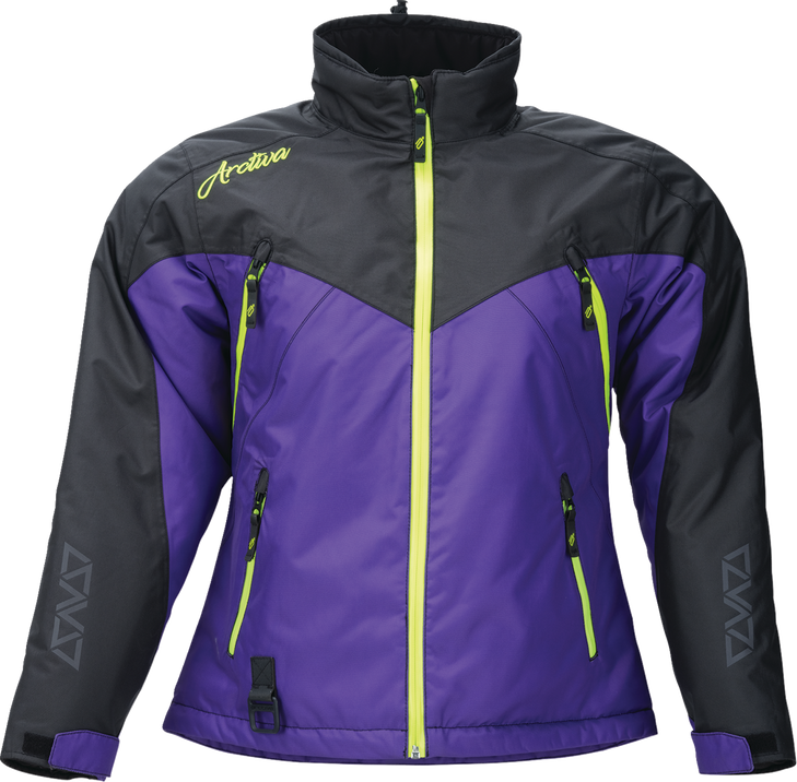Arctiva Women'S Pivot 7 Jacket - Black/Purple - Large
